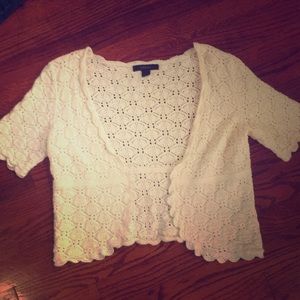 Express cropped knit cardigan ❤️